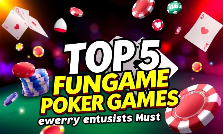 狂熱撲克愛好者必玩的5款Fungame撲克遊戲